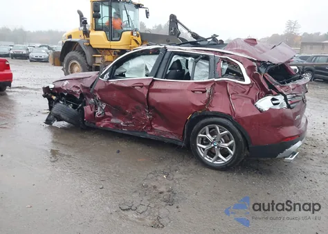 2022 BMW X3 xDrive30I из США, поврежденный, VIN 5UX53DP03N9M38331